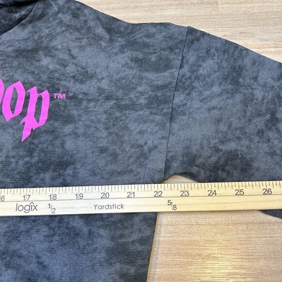 Betty Boop Hoodie Womens Medium Born to Ride Motorcycle Club Los Angeles Gray - Picture 8 of 11